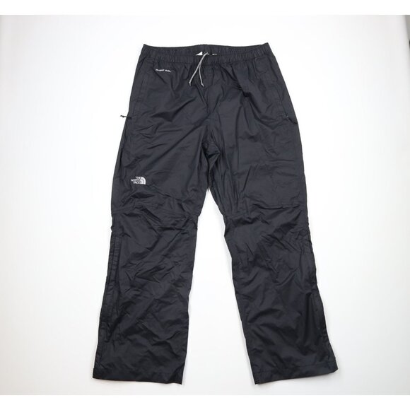 The North Face Mens 2XL Spell Out HyVent 2.5L Waterproof Wide Leg Rain Pants
